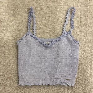 Hollister size medium blue ribbed  tank top